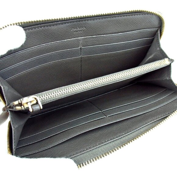 Authentic PRADA 1M0506 logo zip around purse Nylon [Used] - Picture 10 of 14